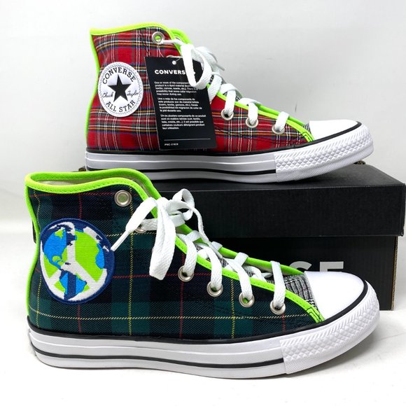 Shoes - Converse Chuck Taylor AS Casual Canvas Red Green Sneakers Women's Size 7 167367F